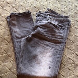 American Eagle Outfitters Men's Dark Gray Slim Jeans